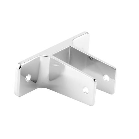 PRIME-LINE Two Ear Wall Bracket, For 3/4 in. Panels, Zinc Alloy, Chrome Plated Single Pack 656-6350